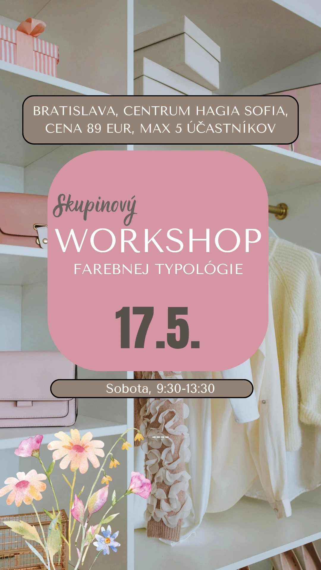 skupinový workshop farebnej typológie bratislava